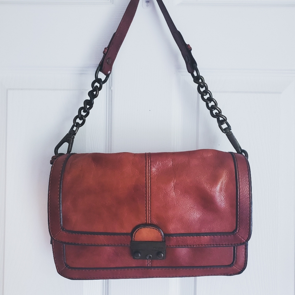 Fossil Brown Leather Purse